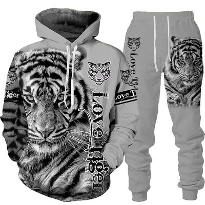 Fashionable hooded printed  hoodie suit 时尚连帽印花卫衣套装