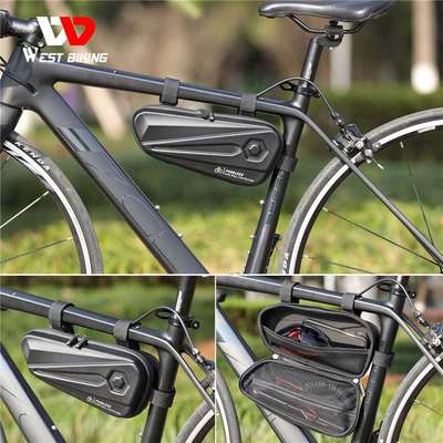 WESTBIKING自行车包三角包EVA硬壳车包山地车前梁包骑行装备跨境