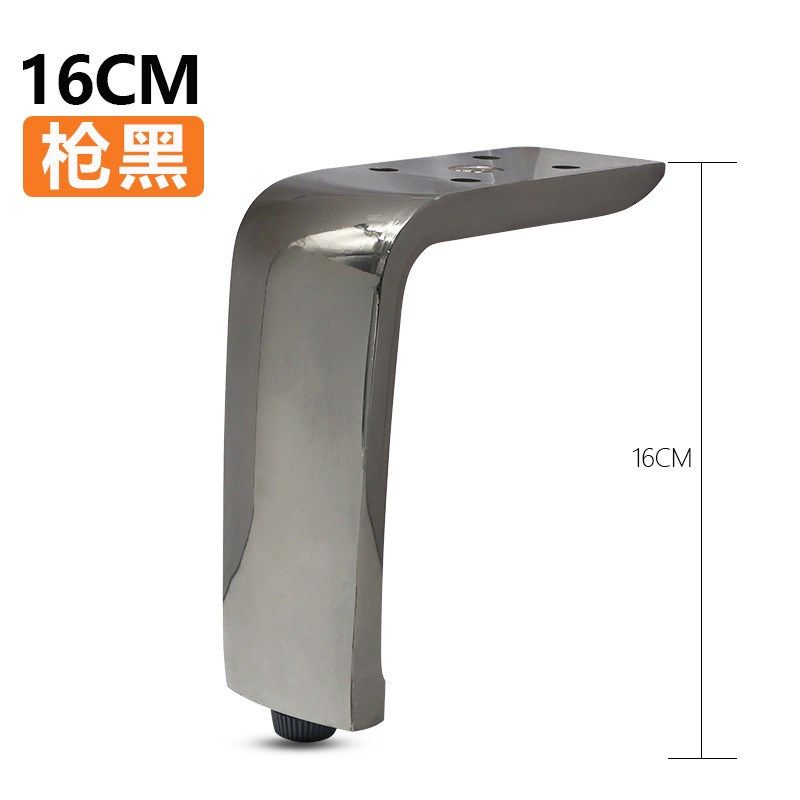 轻奢铝合金柜脚加厚家具脚电视柜支撑脚桌腿浴室柜脚床脚增高脚垫