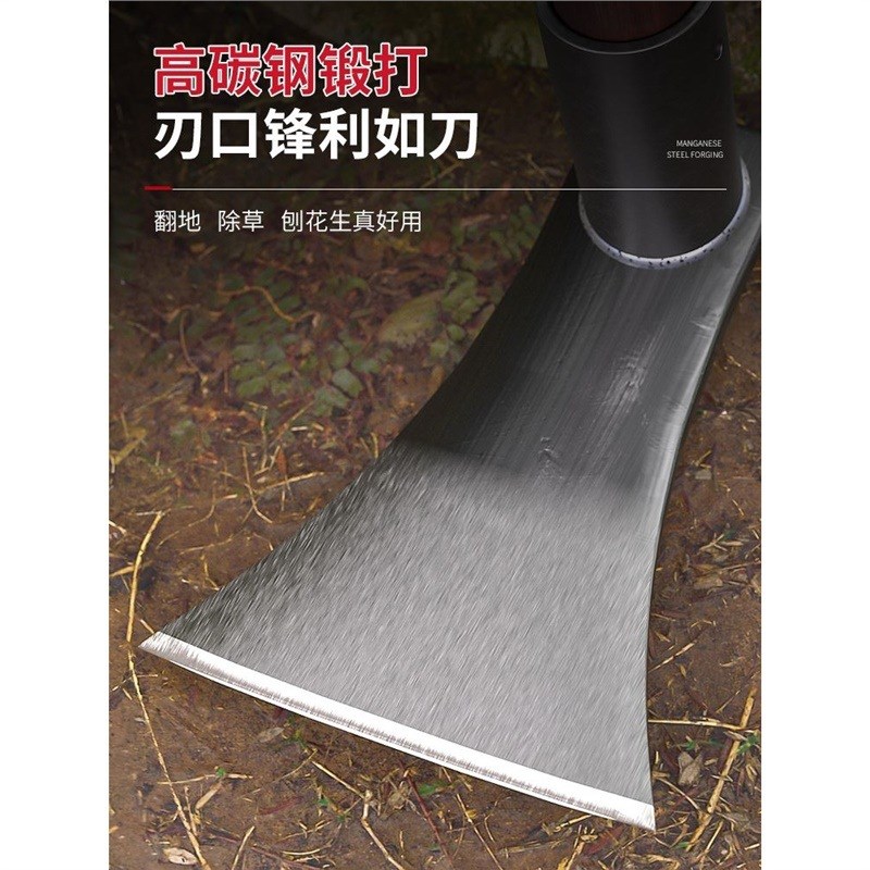 小锄头家用种菜农用锰钢锄草农具老式除草挖地工具刨草根神器