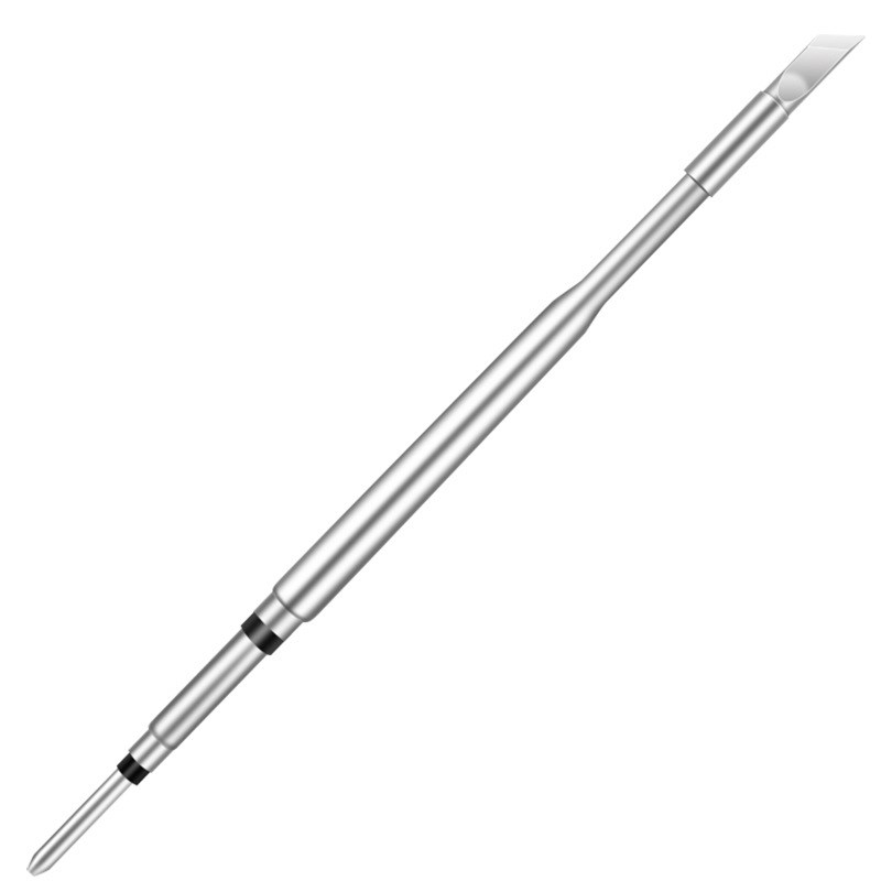 C210烙铁头弯尖头刀马蹄一字适用CD-2HE电焊台T210APA焊笔铬铁头