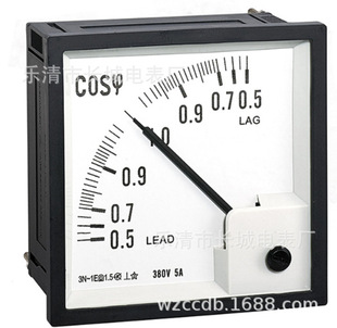 供应F96 COS$ 380V 5安培 交流功率因素表 船用表 仪表