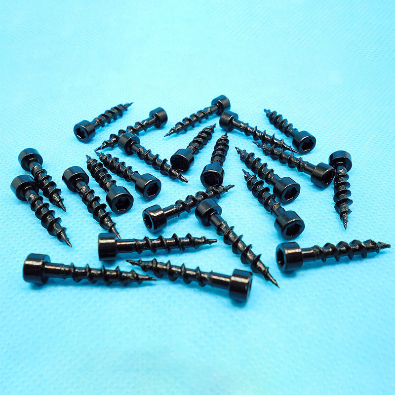 KCA4*22内六角自攻 高硬度快速牙 音箱家具木制品快牙螺丝现货