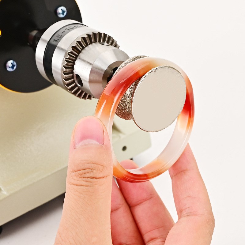 金刚砂磨头坑轮曲面凹形冲铊玉雕玉石翡翠戒子手镯打磨抛光工具