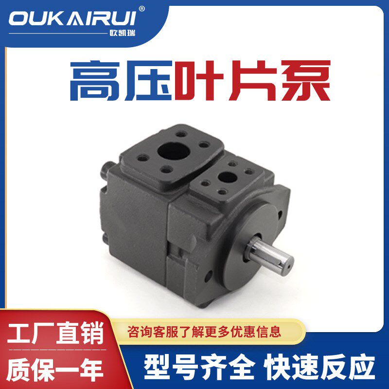 液压定量叶片泵PV2R1 PV2R2 PV2R3 PV2R12高压油泵液压泵双联泵