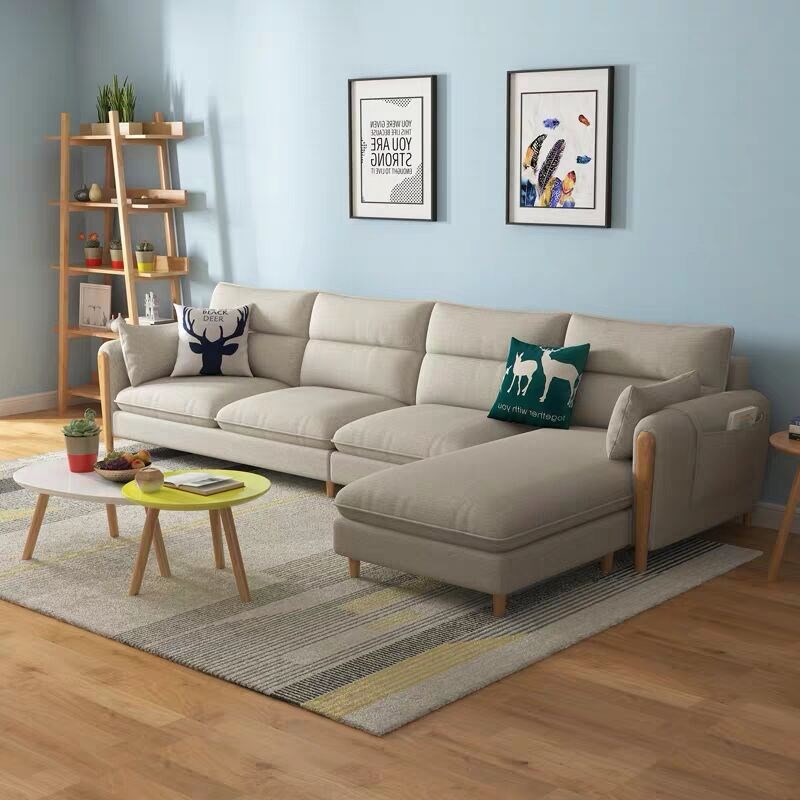 北欧沙发现代简约家具客厅两用组合三人小户型转角沙发