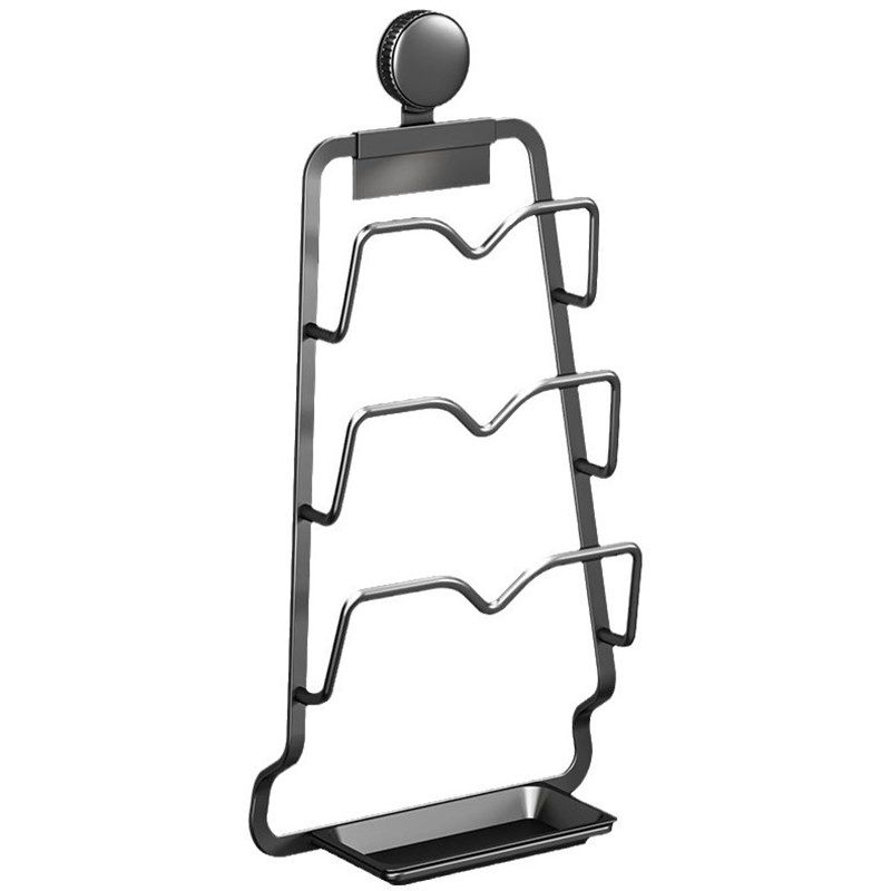 吸盘锅盖架子置物架厨房壁挂式接水收纳架免打孔多功能菜板放置器