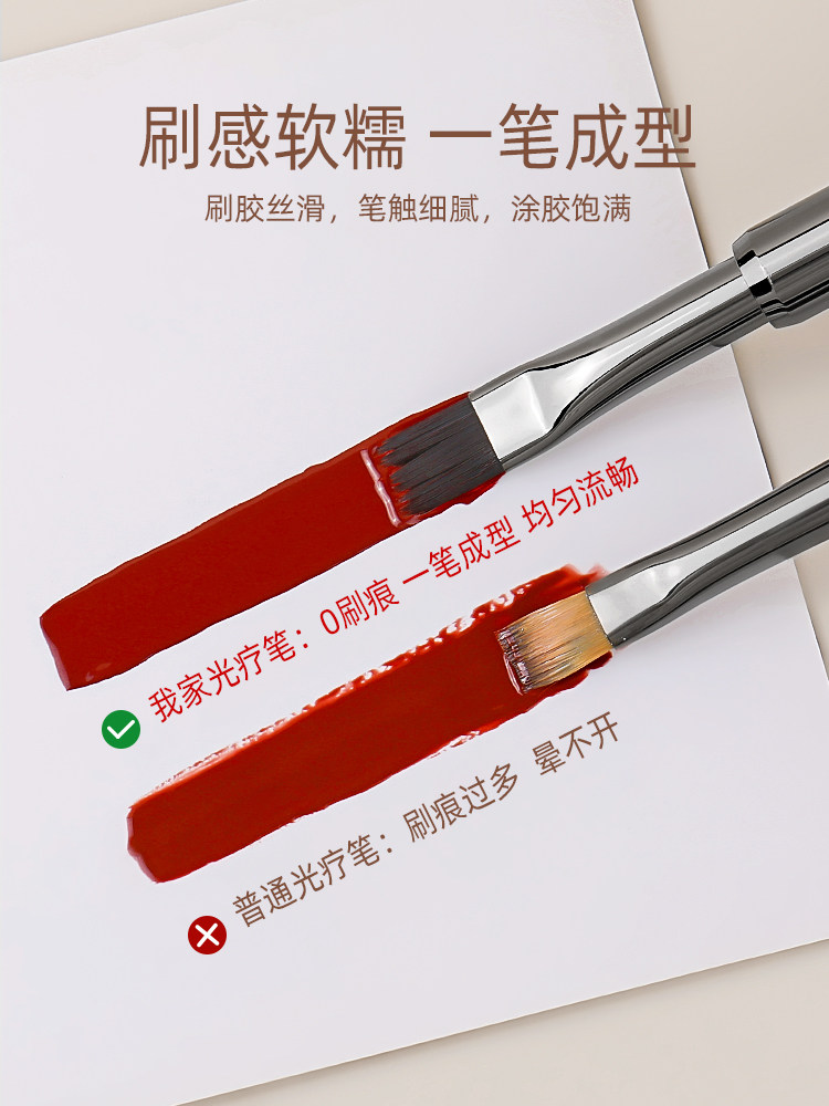 Japanese Sandalwood Handle UV Gel Nail Brush Set - Product image 3