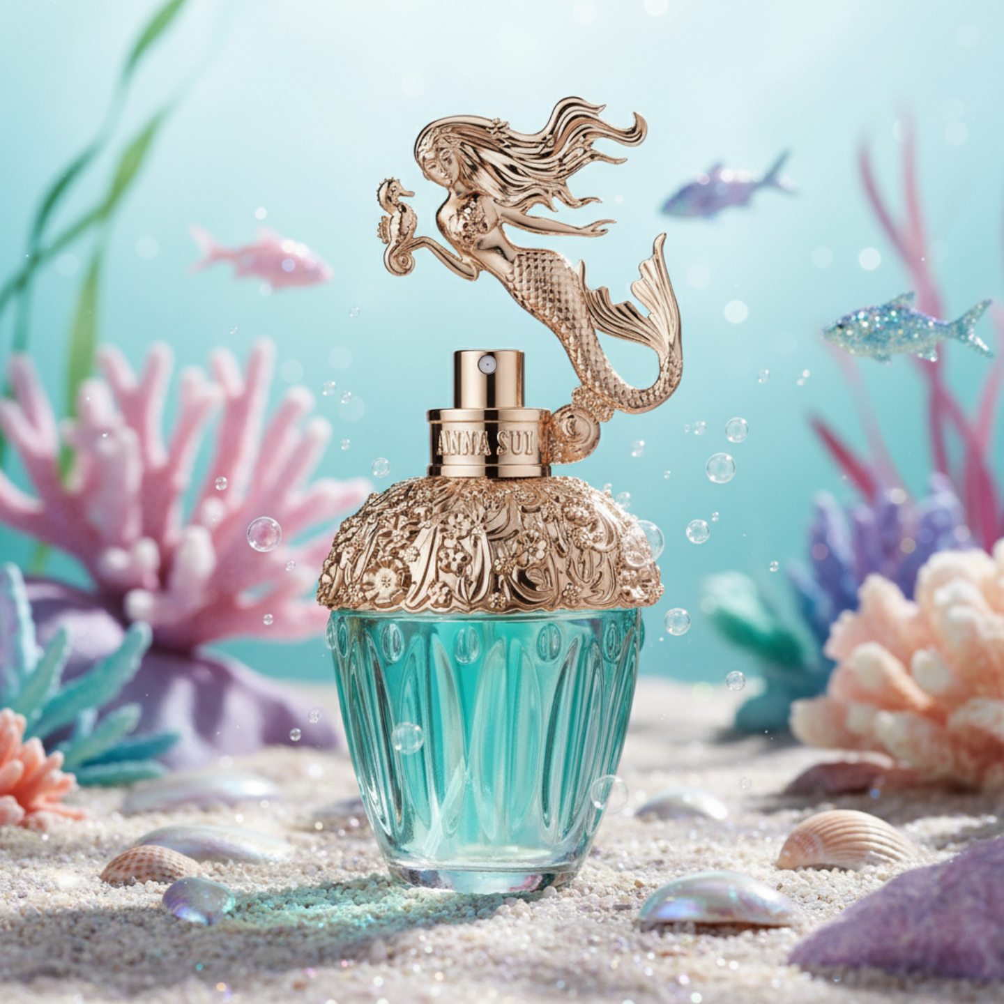 Anna sui 安娜苏 美人鱼女士淡香水 30 50  75ml  花果香调