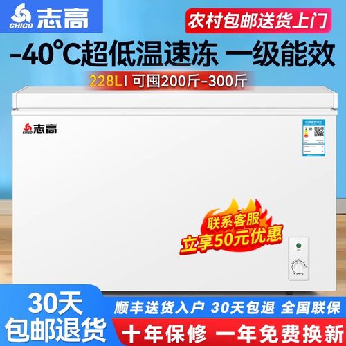 志高冰柜十年质保现货速发