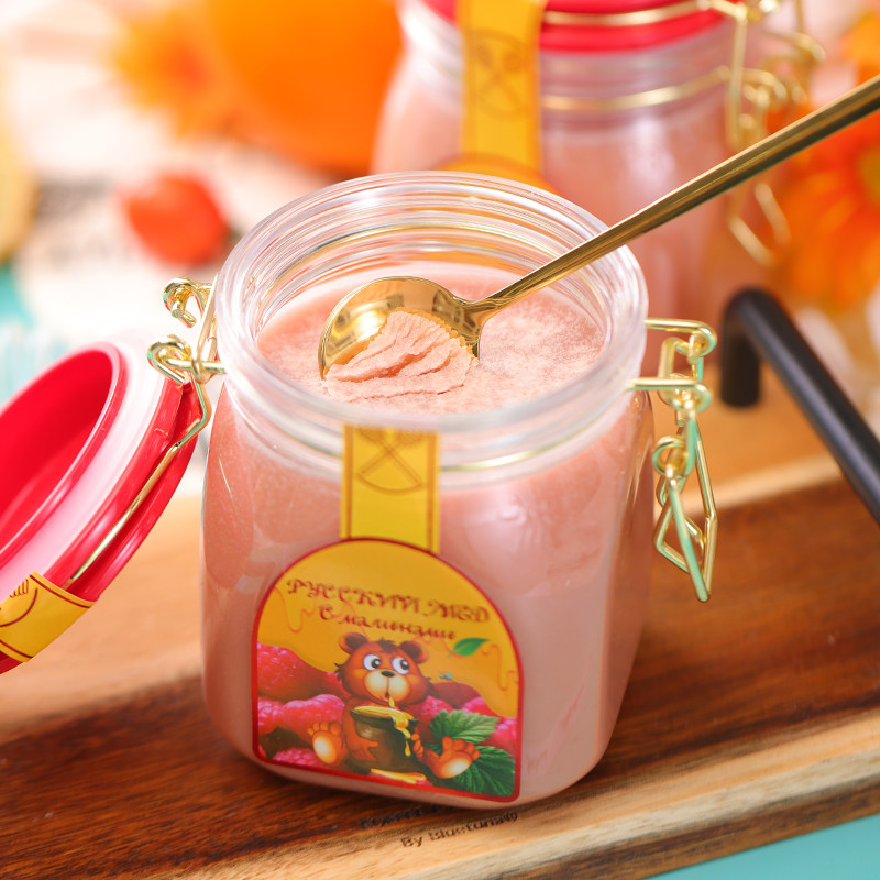 俄罗斯椴树蜂蜜树莓蜜沙棘果蜜纯正天然结晶成熟蜜农家土蜂蜜