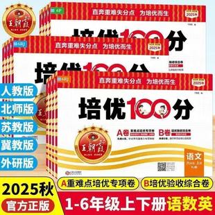 2025王朝霞试卷培优100分小学单元AB卷直奔重难失分点一二三四五六年级人教版语文北师大苏教冀教数学英语单元期末拔高卷上册