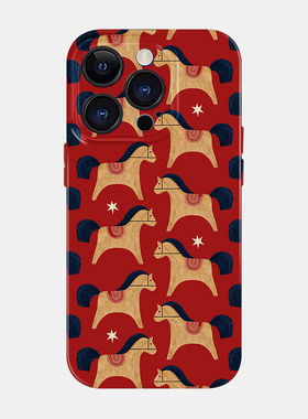 红运祥马年适用iPhone17promax苹果16小米15新款mate70华为p80nova13荣耀400菲林手机壳opporeno14可爱vivo软