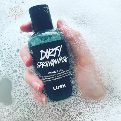 LUSH薄荷山泉dirty沐浴露清控油