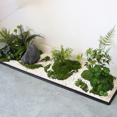 适用仿真苔藓植物微景观套装组合室内楼梯过道假青苔绿植造景定制