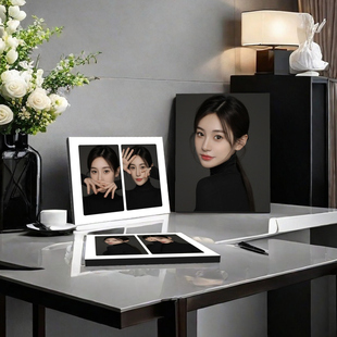 照片定制摆台相框摆台高级感水晶相框洗照片做成相框8寸10寸相框