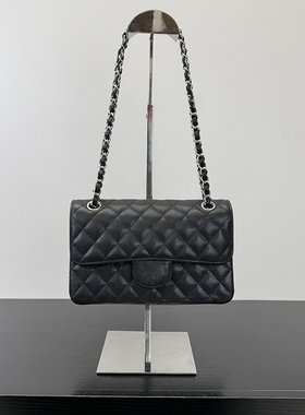 经典香风菱格链条包女CF鱼子酱牛皮单肩斜挎包