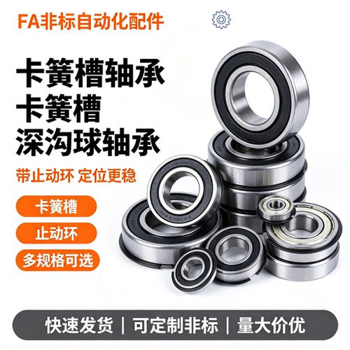带卡簧槽轴承6900 6901 6902 6903 6904 6905 6906 6907N ZZNR RS