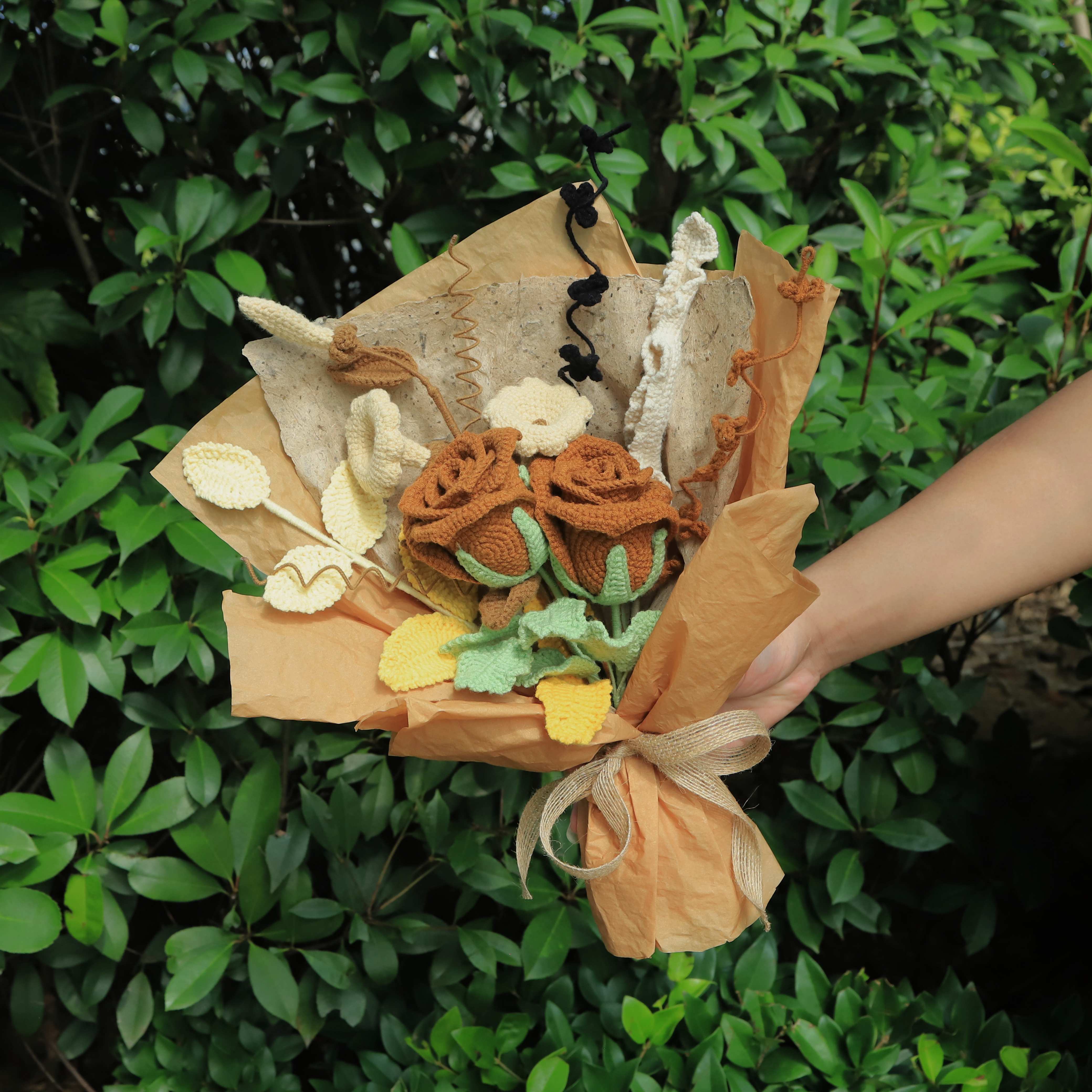 HUATIAN花甜原创设计仿真花束