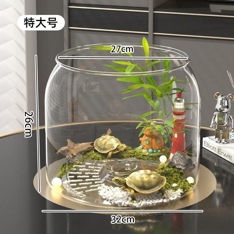 小型龟缸专用箱玻璃乌龟缸家用裸缸办公桌宠物房子水位金鱼缸造景,珠宝/钻石/翡翠,珠宝奇石,淘宝优惠券,粉丝福利购,淘宝优惠卷