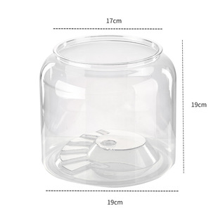 桌面龟缸专用箱迷你鱼缸乌龟缸混合养爬台金鱼饲养家用小型斗鱼玻