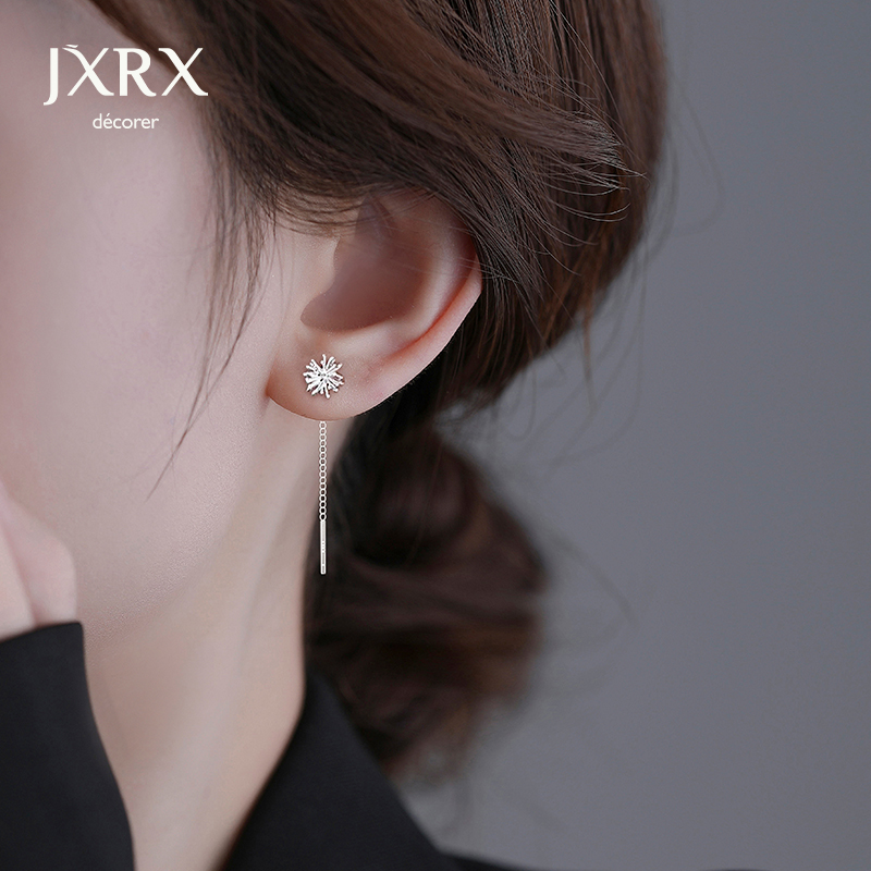 999纯银蒲公英耳线高级感