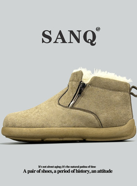 外贸美国单大棉鞋加绒加厚勃肯鞋男时尚休闲鞋冬季保暖抗寒雪地靴