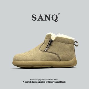 外贸美国单大棉鞋加绒加厚勃肯鞋男时尚休闲鞋冬季保暖抗寒雪地靴