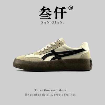 德训鞋外贸出口男士小众复古休闲