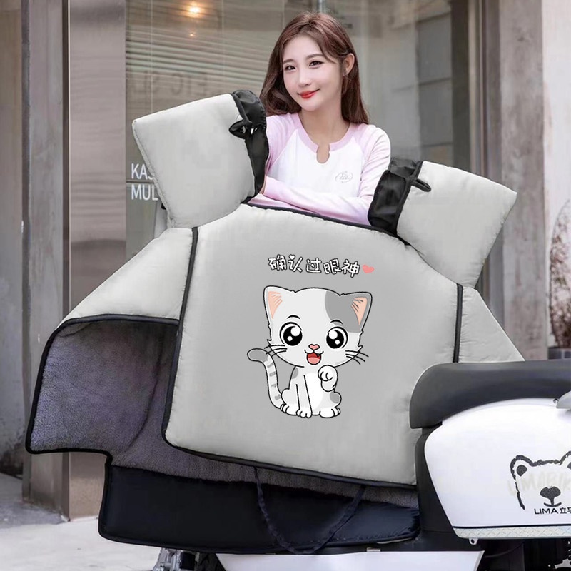 冬季男女新款电动摩托三轮车挡风被保暖御寒防风防雨雪骑行罩