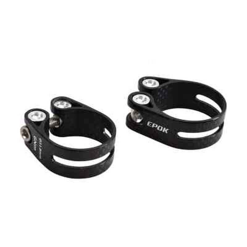 超轻14g碳纤维公路自行车坐管夹 31.8mm 34.9mm山地车座杆夹束仔