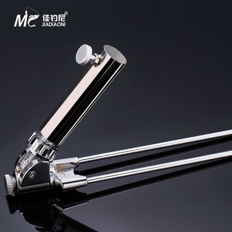 佳钓尼鱼竿支架地插不锈钢万向炮台架钓鱼支架地插架竿器钓鱼用品