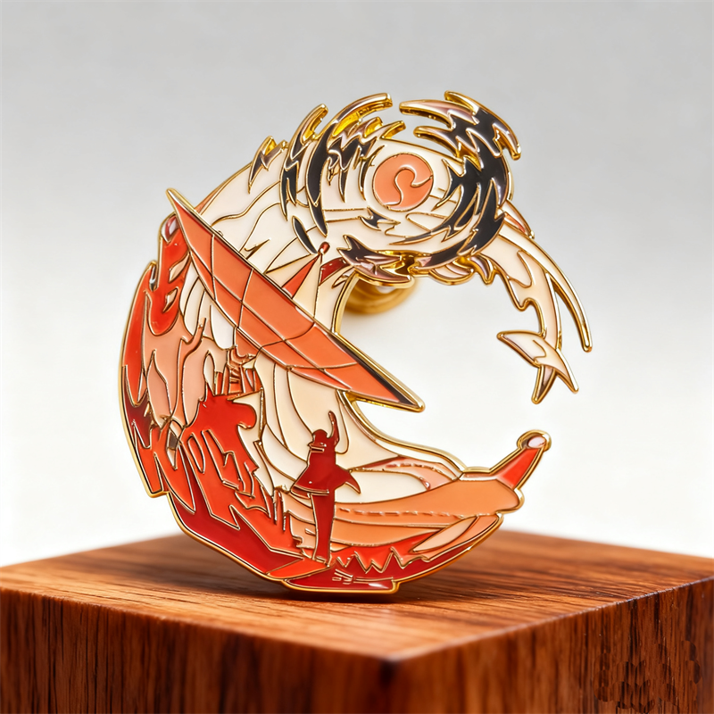 三体周边徽章叶文洁这是人类的落日金属徽章不掉色罗辑周边饰品