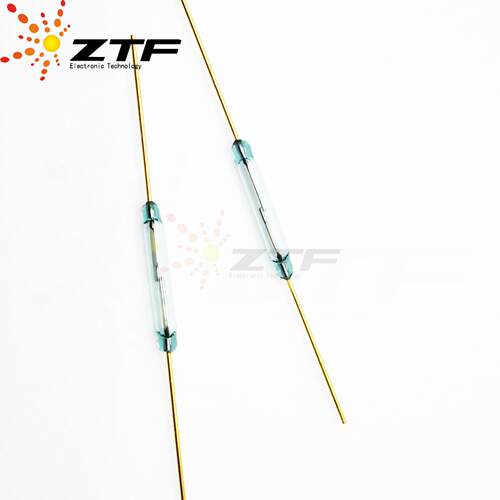 原装俄罗斯MKA10110干簧管磁控开关2*14MM玻封干簧管常开常闭电磁