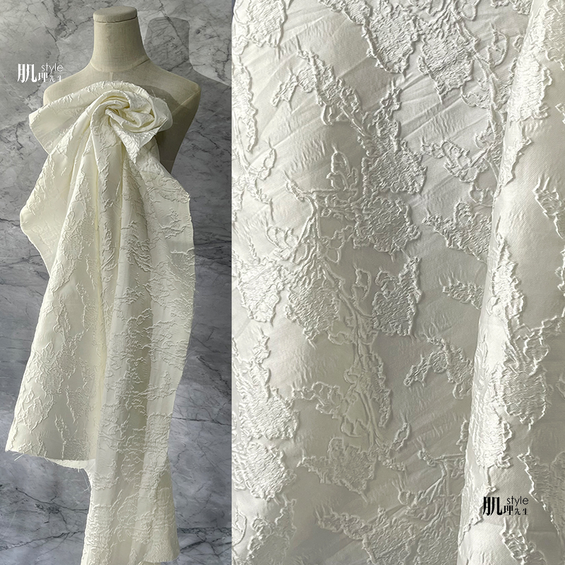 花朵立体肌理不规则服装中国风