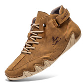 跨境爆款 休闲短靴子美国帆船鞋 八爪鱼男鞋 高帮马丁靴秋冬保暖男士