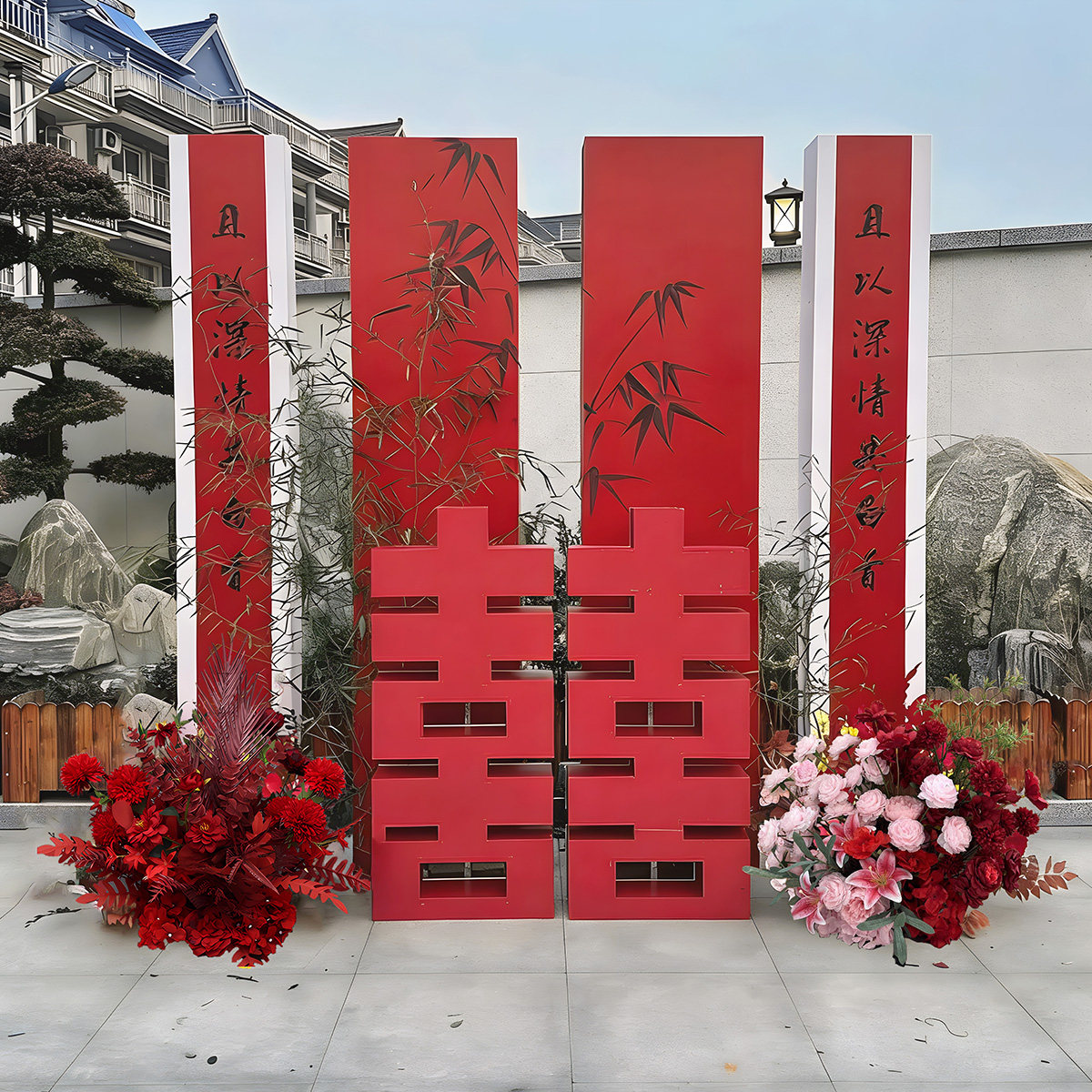 红色婚房布置套装别墅院男女方结婚装饰婚礼新房拉花房间客厅婚庆,节庆用品/礼品,气球,淘宝优惠券,粉丝福利购,淘宝优惠卷