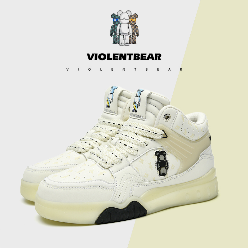 暴力熊旗舰店B108时尚高帮板鞋