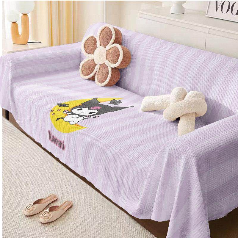 可爱卡通猫猫冰豆豆沙发盖巾夏季凉感沙发垫子防滑全盖沙发垫子,居家布艺,沙发垫,淘宝优惠券,粉丝福利购,淘宝优惠卷