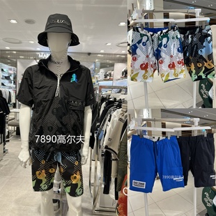 休闲短裤 24夏MARK&LONA高尔夫服装 骷髅潮牌时尚 男士 双面韩国代购