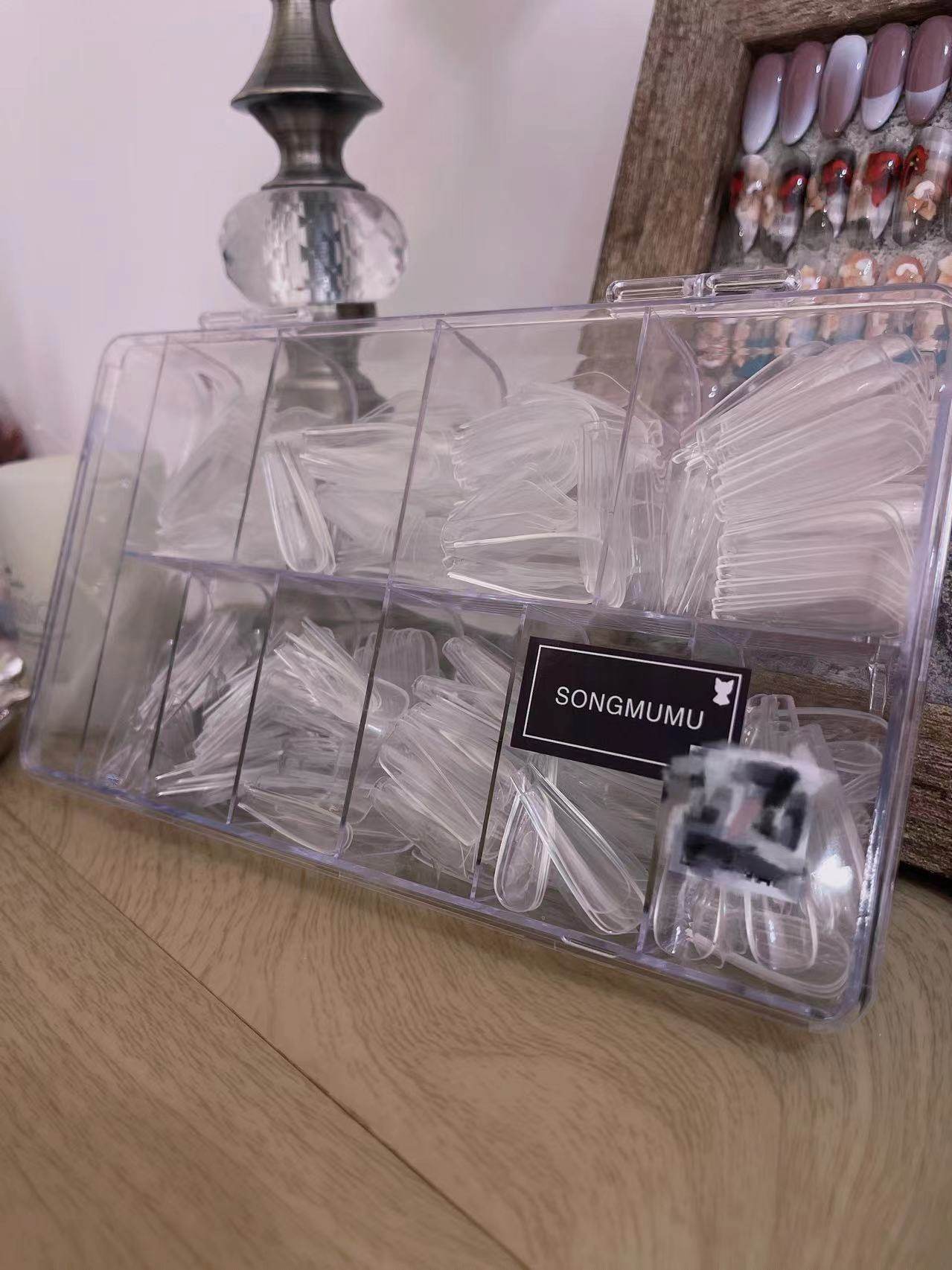 SONGMUMU甲油胶高位甲片美甲假指甲贴片超薄自然长水滴梯形平弧,彩妆/香水/美妆工具,穿戴甲/甲片,淘宝优惠券,粉丝福利购,淘宝优惠卷