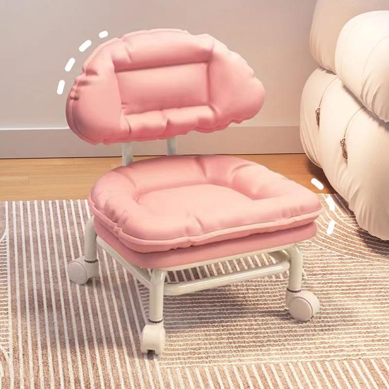 万向轮小凳子家用滑轮矮凳子移动带轮板凳网红小圆凳沙发凳小椅子