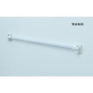 伸缩杆咖啡帘内开门帘撑杆 绷纱杆免打孔窗帘半帘超细扁杆粘钩式