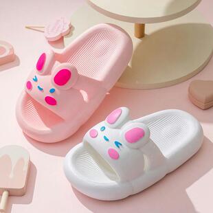 天猫正品 男童女童夏季 儿童女款 2025新款 室内卡通居家防滑 拖鞋