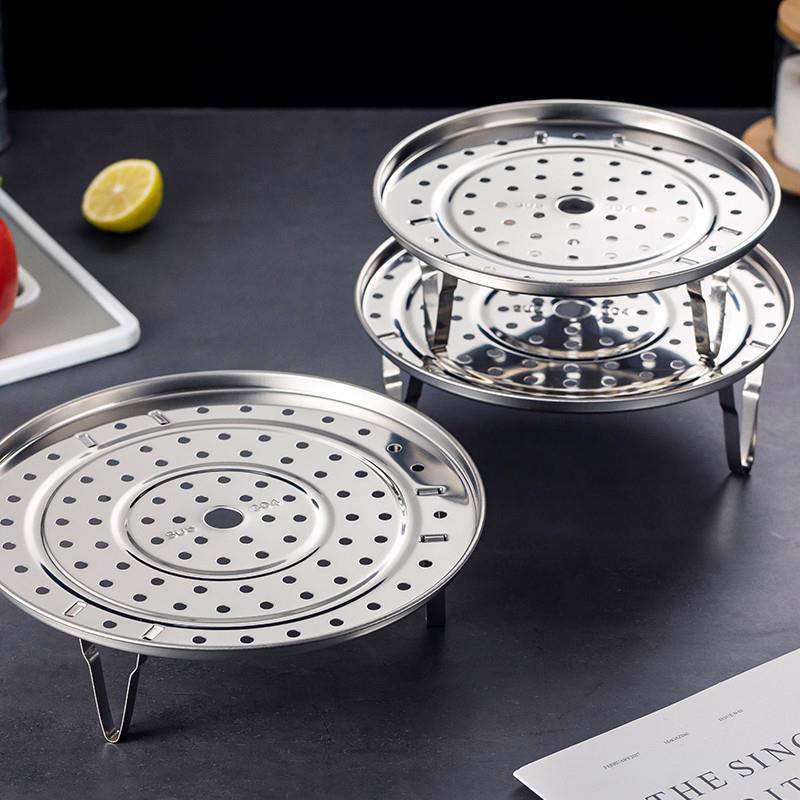 【行业热销】蒸格304不锈钢蒸屉蒸盘家用蒸锅蒸架包子神器圆形篦