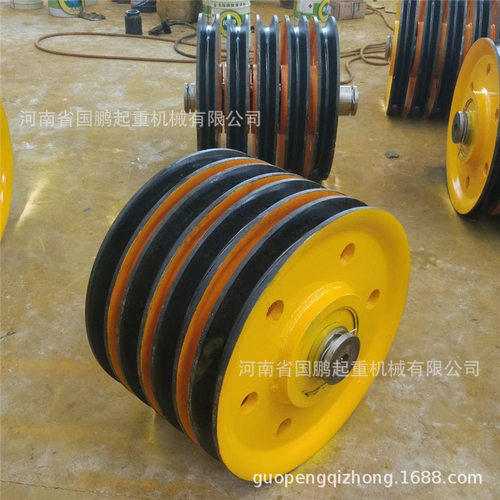 起重机港机大型吊装滑轮组32T双梁吊钩抓斗用滑轮组滑车导向轮