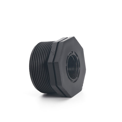 跨境热销IBC吨桶S75*6 3寸粗丝(75mm)转2寸细丝外丝内丝pp塑料接
