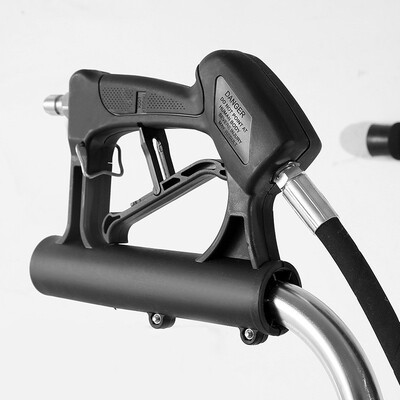 直销 清洗机高压洗地盘24英寸不锈钢表面清洗器手推洗地机5000psi