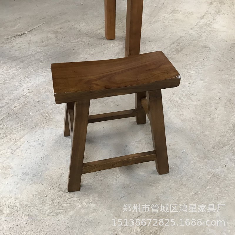 实木餐厅饭店餐桌椅组合 农家乐户外桌椅全实木八仙桌大圆桌餐椅