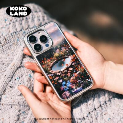 KokoLand油画风蝴蝶花朵手机壳